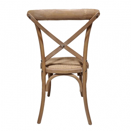 Set scaune nuc August cu lemn rubberwood și spătar din rattan [2]