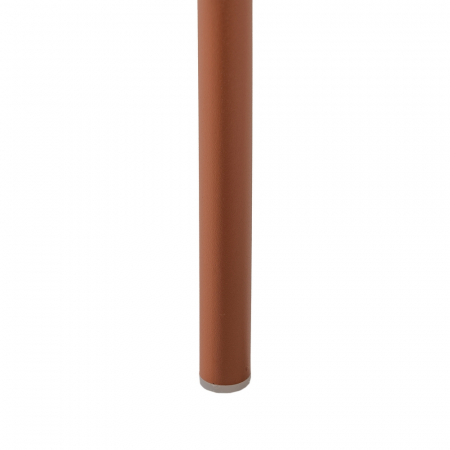 Set scaune rosu teracota polipropilena si metal|Scaune moderne pentru spatii exterioare [10]