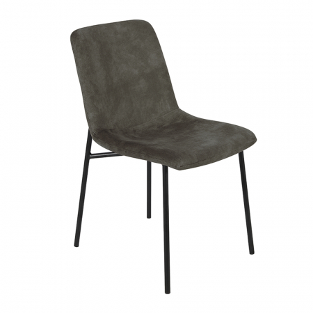 Mobilier - Set 4 scaune verde oliv Brick cu catifea și picioare metalice