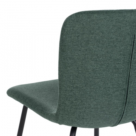 Set scaune verzi stofa si metal|Scaune moderne pentru interioare rafinate [8]