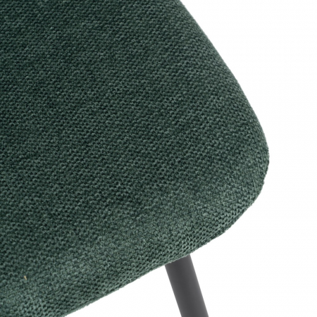 Set scaune verzi stofa si metal|Scaune moderne pentru interioare rafinate [7]