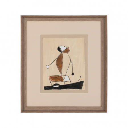 Tablouri abstracte pictate manual pentru decor subtil|Set decorativ pentru spatii interioare [3]