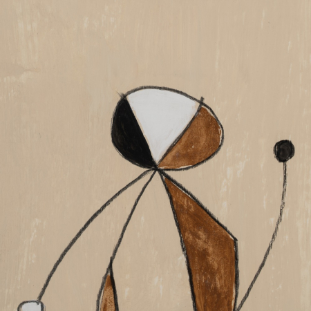 Tablouri abstracte pictate manual pentru decor subtil|Set decorativ pentru spatii interioare [6]