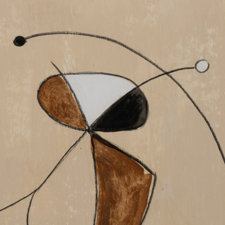 Tablouri abstracte pictate manual pentru decor subtil|Set decorativ pentru spatii interioare [7]