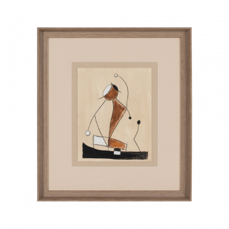 Tablouri abstracte pictate manual pentru decor subtil|Set decorativ pentru spatii interioare [4]