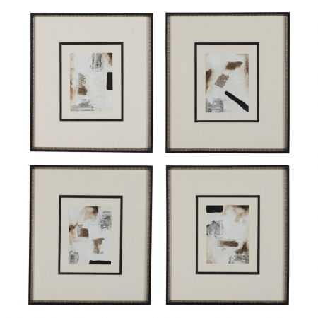 Decoratiuni perete - Tablouri abstracte pictate manual pe lemn si sticla|Seturi decorative pentru pereți cu personalitate