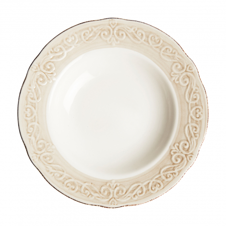 Farfurii - Farfurii adanci ceramica shabby chic|Set farfurii vintage
