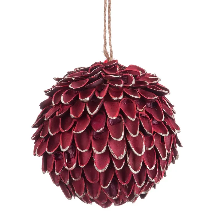 Obiecte decorative - Globuri Rosii Craciun CreativDeco - Pandantive Festive pentru Brad