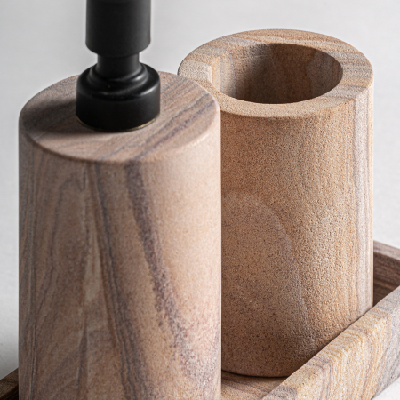 Set accesorii baie marmura maro|Accesorii premium [1]