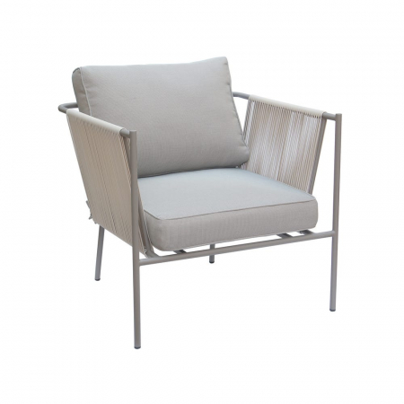 Set exterior VIENNA – cadru negru, frânghie decorativă și perne textile [2]