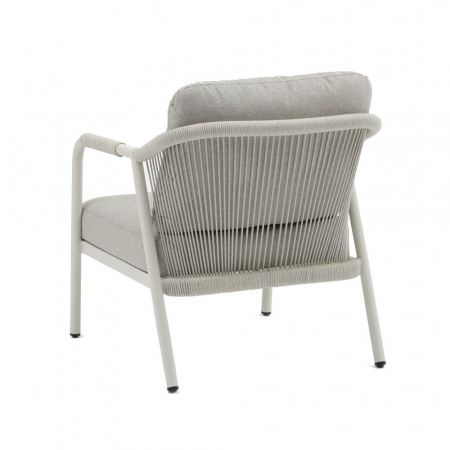 Set mobilier terasă TANYA cu structură din aluminiu crem și blat ceramic porțelanat [3]