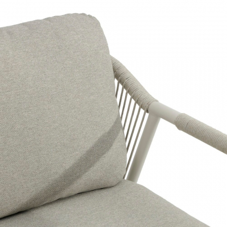 Set mobilier terasă TANYA cu structură din aluminiu crem și blat ceramic porțelanat [8]