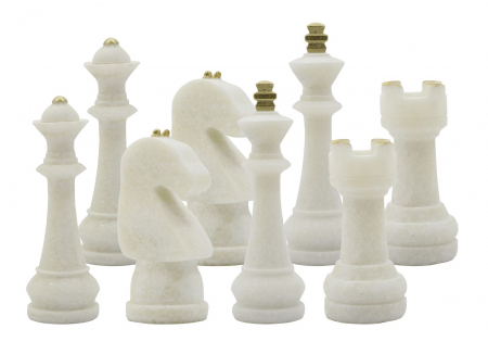 Obiecte decorative - Set sah decorativ | Piese aspect marmura | CreativDeco