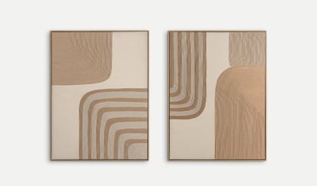 Decoratiuni perete - Set tablouri AXIA pânză maro – titlu imagine principală