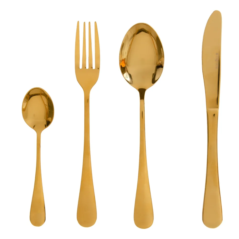 Tacamuri - Set Tacamuri Aurii 24 Piese | Tacamuri Moderne