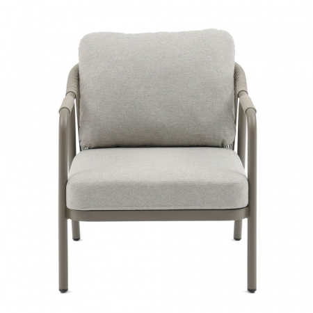 Set mobilier exterior TANYA – bej, cu blat ceramic și cadru aluminiu vopsit [1]