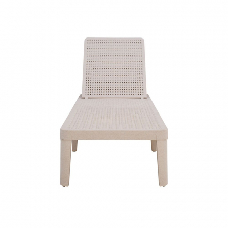 Șezlong crem terrazzo polipropilenă exterior – Seagull [5]
