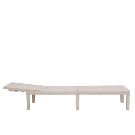 Șezlong crem terrazzo polipropilenă exterior – Seagull [2]