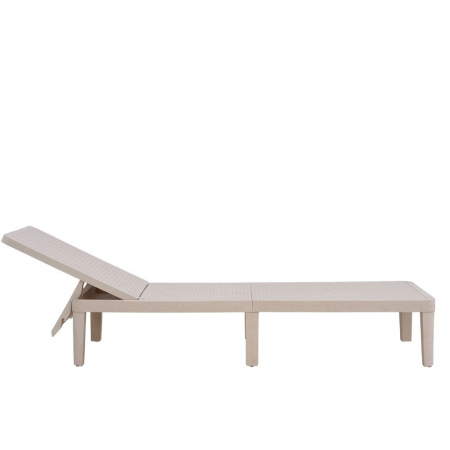 Șezlong crem terrazzo polipropilenă exterior – Seagull [3]