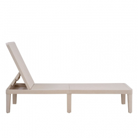 Șezlong crem terrazzo polipropilenă exterior – Seagull [4]