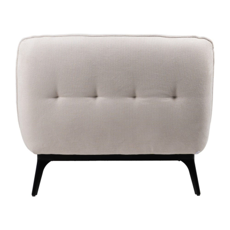 Șezlong crem textil metalic elegant [3]