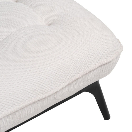 Șezlong crem textil metalic elegant [6]