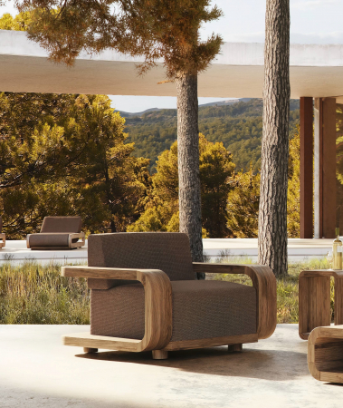 Sezlong colonial lemn tec reciclat|Sezlonguri elegante [10]