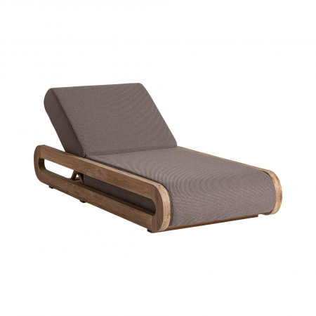 Mobilier Gradina - Sezlong colonial lemn tec reciclat|Sezlonguri elegante