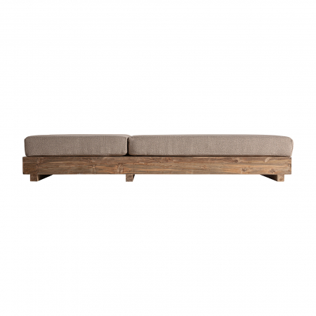 Sezlong dublu colonial lemn tec reciclat|Sezlonguri luxoase [4]
