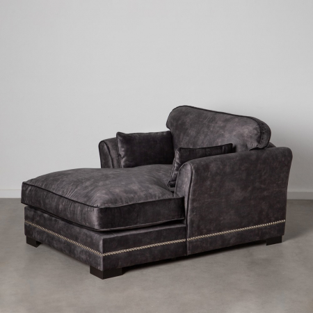 Fotolii - Sezlong Gri Inchis CreativDeco - Mobilier Modern pentru Living
