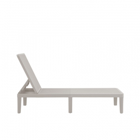 Șezlong gri deschis exterior reglabil UV Seagull [6]