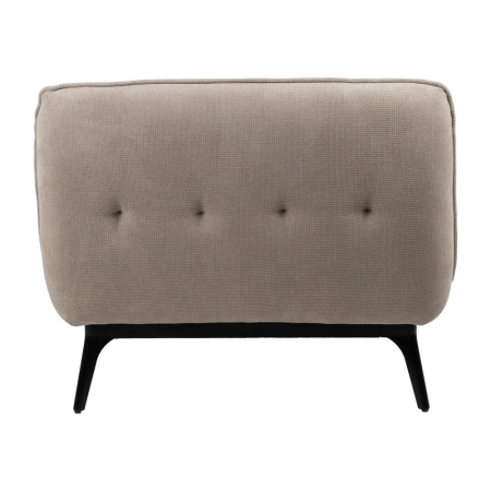 Șezlong taupe textil metalic elegant pentru relaxare Altea [3]