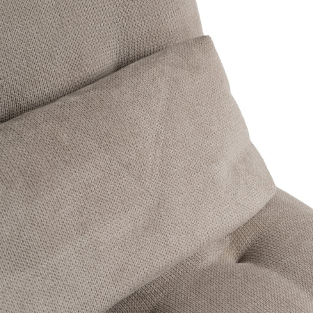 Șezlong taupe textil metalic elegant pentru relaxare Altea [6]