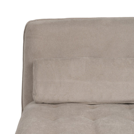 Șezlong taupe textil metalic elegant pentru relaxare Altea [5]