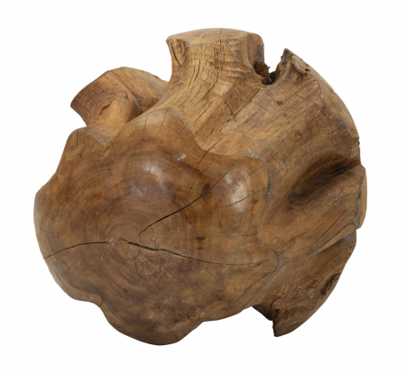 Sferă decorativă din lemn de tec reciclat [2]