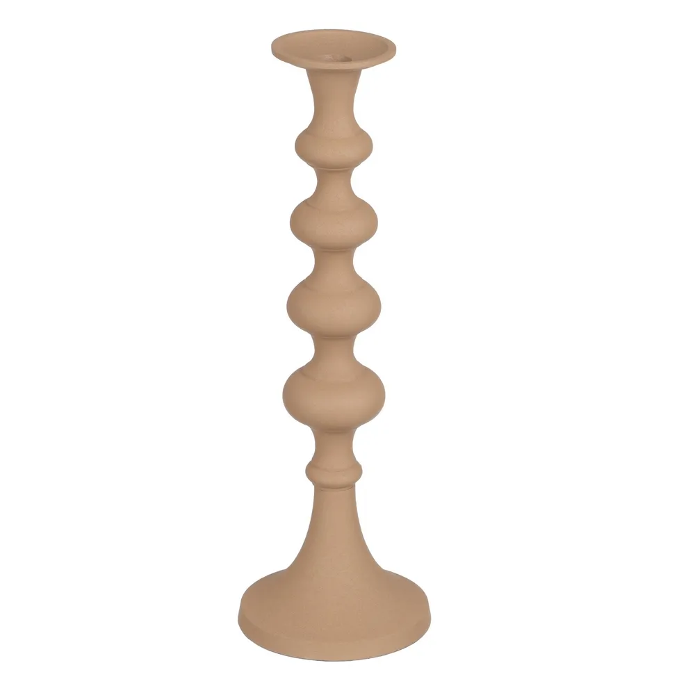Suporturi Lumanari, Sfesnice - Sfesnic Bej Minimalist | Decoratiuni Interioare | CreativDeco