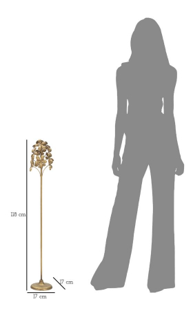 Sfesnic podea Flowy fier auriu impresionant CreativDeco [5]