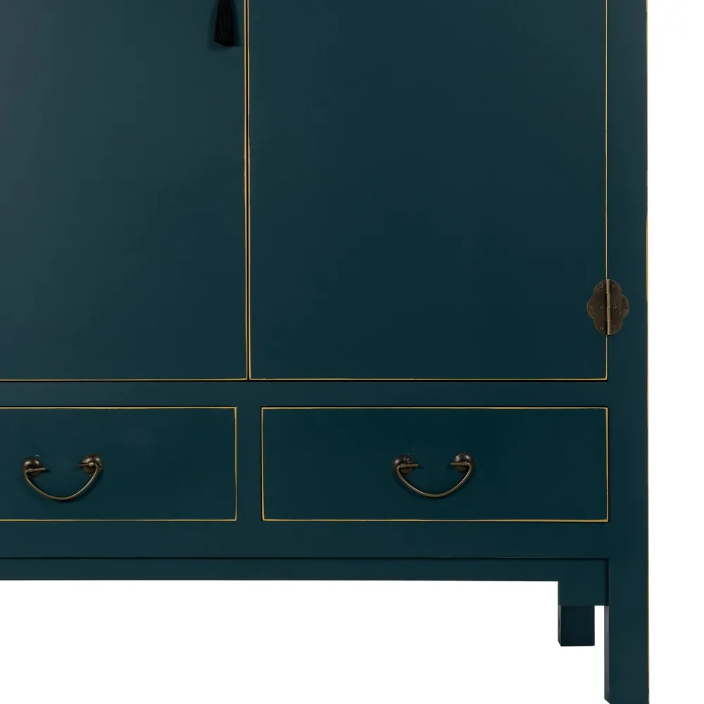 Sifonier albastru-verzui oriental | Dulapuri elegante CreativDeco [4]