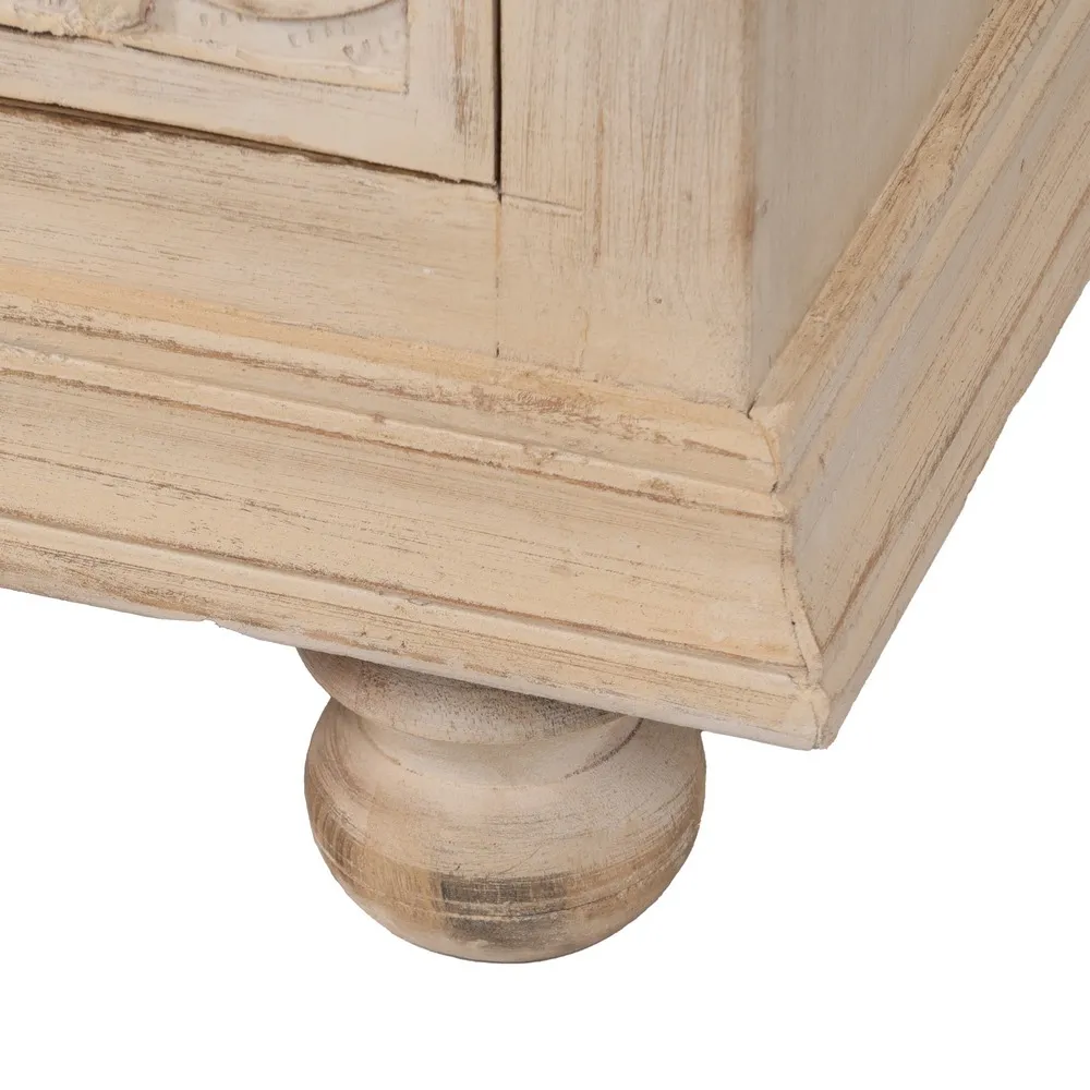 Sifonier bej vintage lemn mango | Dulapuri dormitor elegante [10]