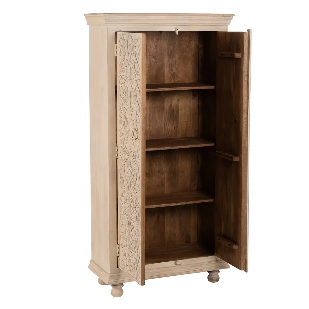 Sifonier bej vintage lemn mango | Dulapuri dormitor elegante [2]