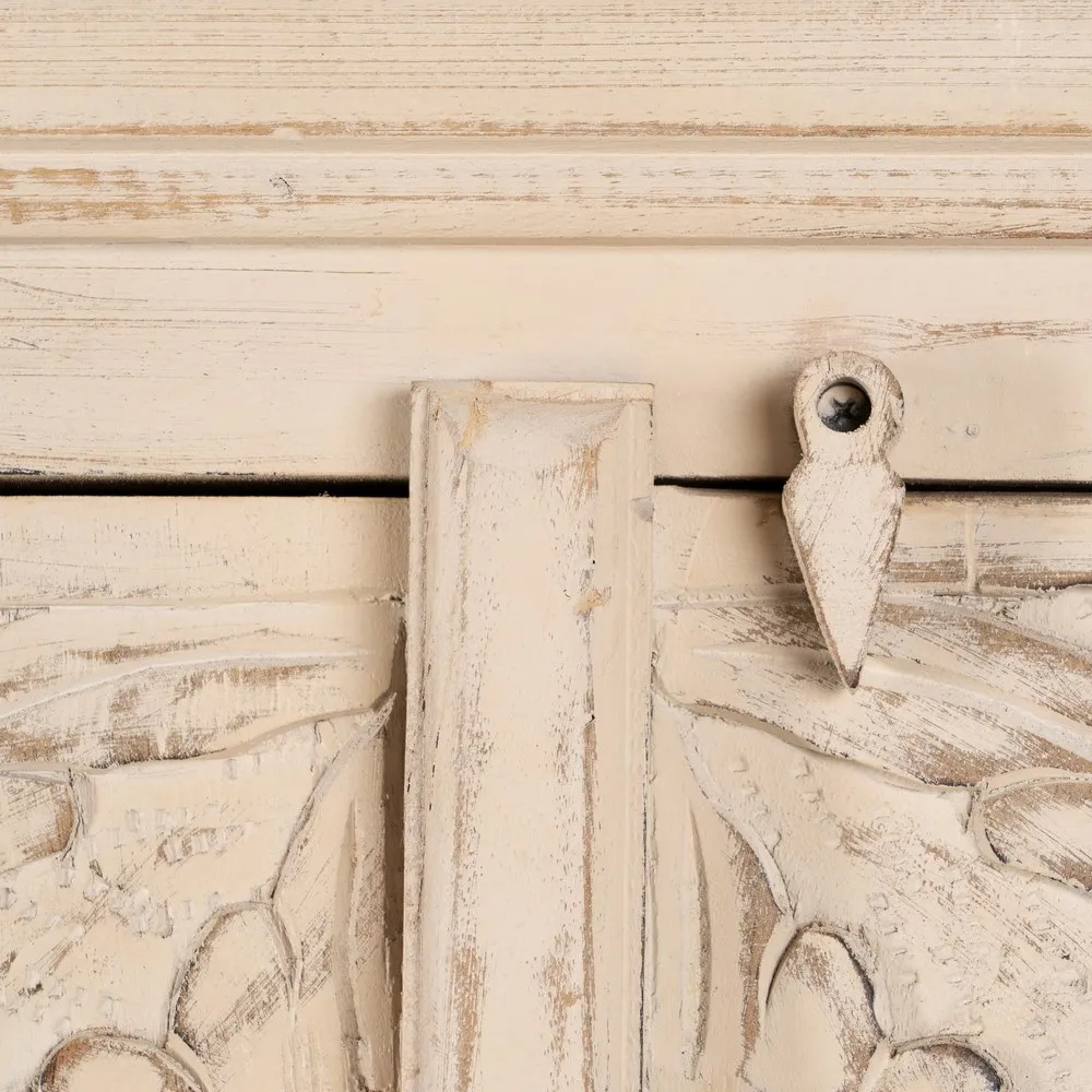 Sifonier bej vintage lemn mango | Dulapuri dormitor elegante [7]