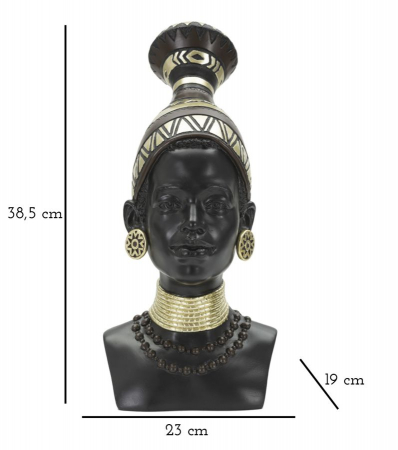Bust African Masai | Statueta Etnica | CreativDeco [7]