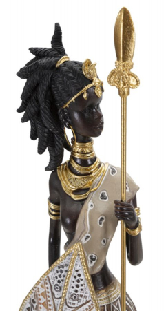 Statueta africana Masai cu copil - CreativDeco.ro [3]