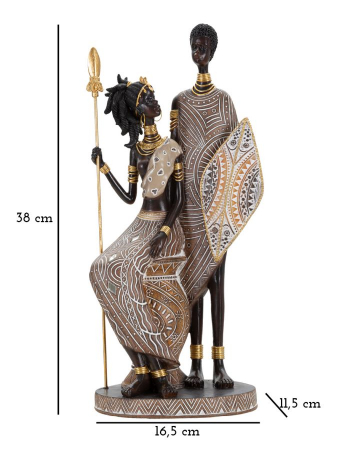 Figurina africana Masai familie - CreativDeco.ro [5]