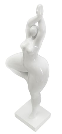 Figurina femeie Yoga decorativa - CreativDeco.ro   [4]