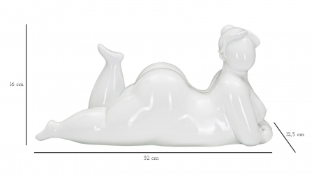Statueta femeie Yoga Relax din rasina - CreativDeco.ro [6]