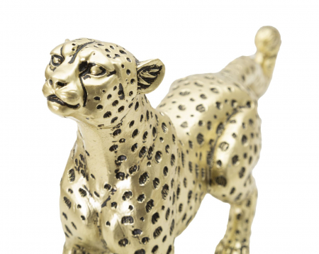 Leopard auriu sezand ornamental - CreativDeco.ro   [2]