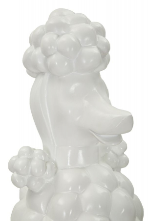 Statueta bichon alb | Decoratiune podea | CreativDeco [2]