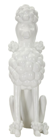 Statueta bichon alb | Decoratiune podea | CreativDeco [3]