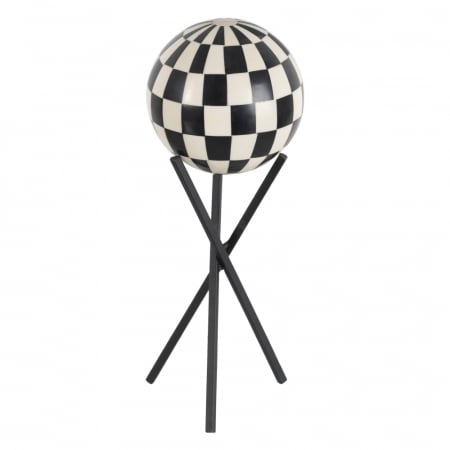 MEGA PROMOTII - Figurina Geometrica CreativDeco - Design Alb-Negru pentru Spatii Eclectice